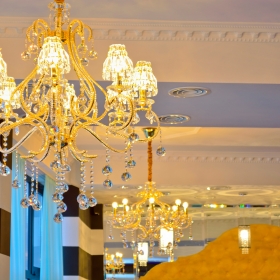 Tiffany Bar chandeliers